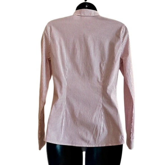 Lacoste Button Front Striped Shirt _ 36 - Picture 8 of 8